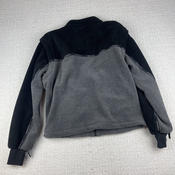 Arcticwear Arctic Cat Fleece Full Zip Jacket Sz S Grey Flex Fleece Snowmobile - Picture 12 of 16